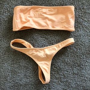 White fox swim bikini set